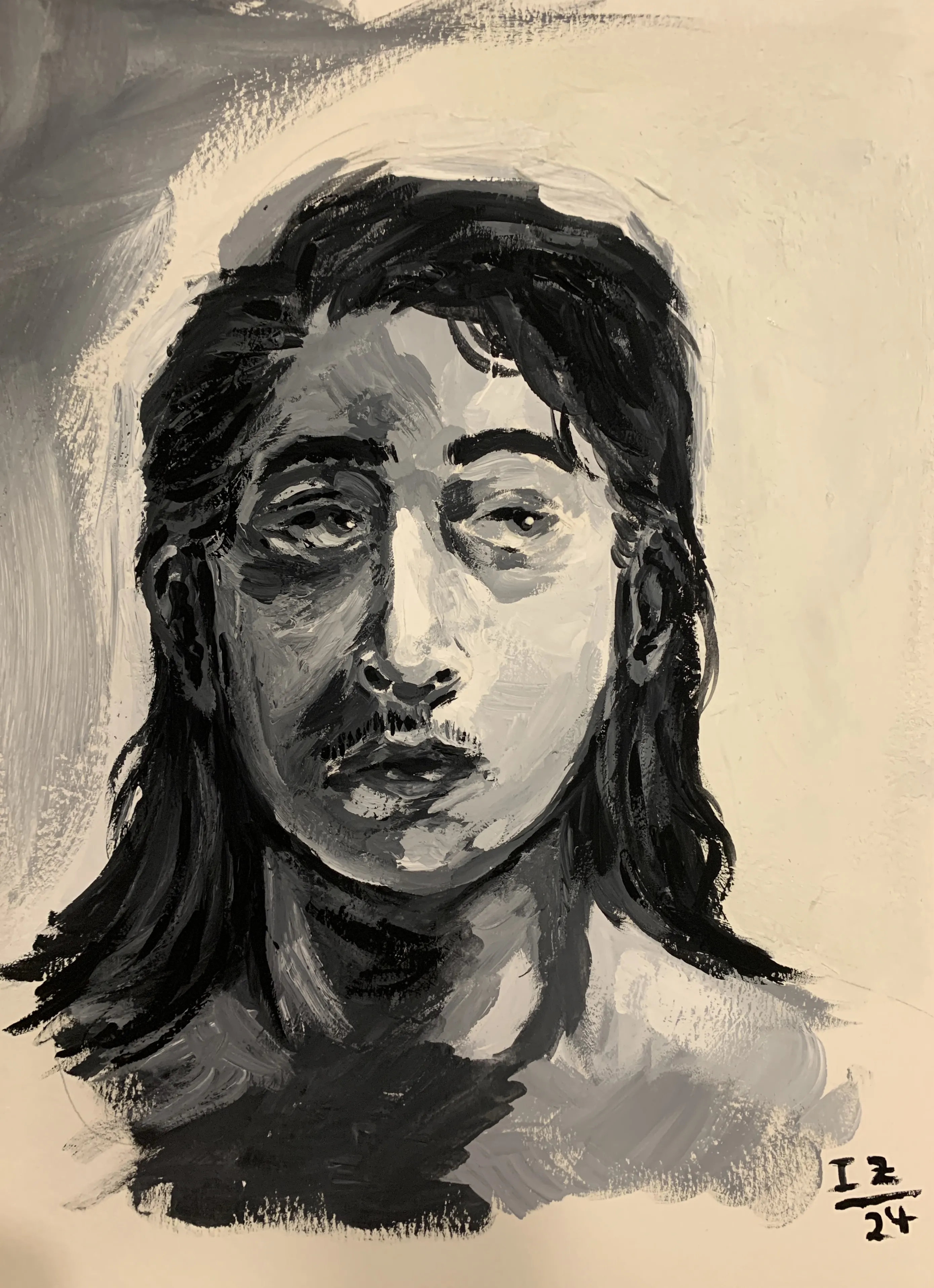 Portrait in Gouche
