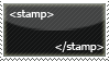 stamp slash stamp